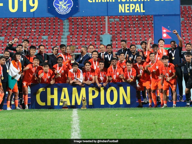 India Hammer Pakistan 3-0 To Emerge SAFF U-19 Champions