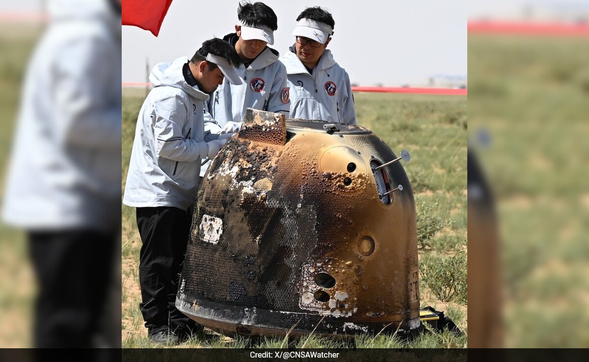 China Probe Carrying Samples From Far Side Of Moon Returns To Earth