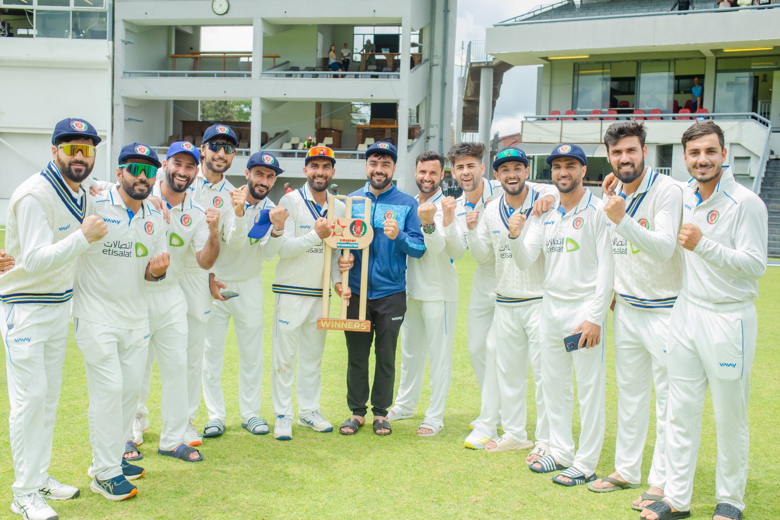 Rashid Khan Picks Up 11 Wickets, Carries Afghanistan To Maiden Test Series Win vs Zimbabwe